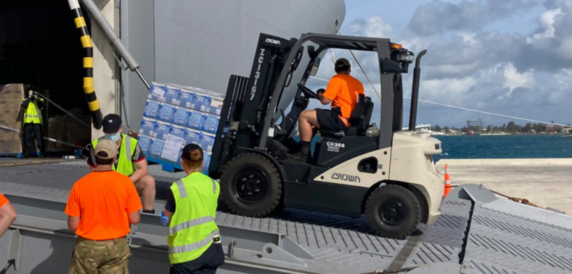 NZDF provides half a million liters of water to Tonga