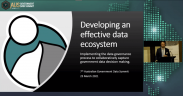 Developing an effective data ecosystem